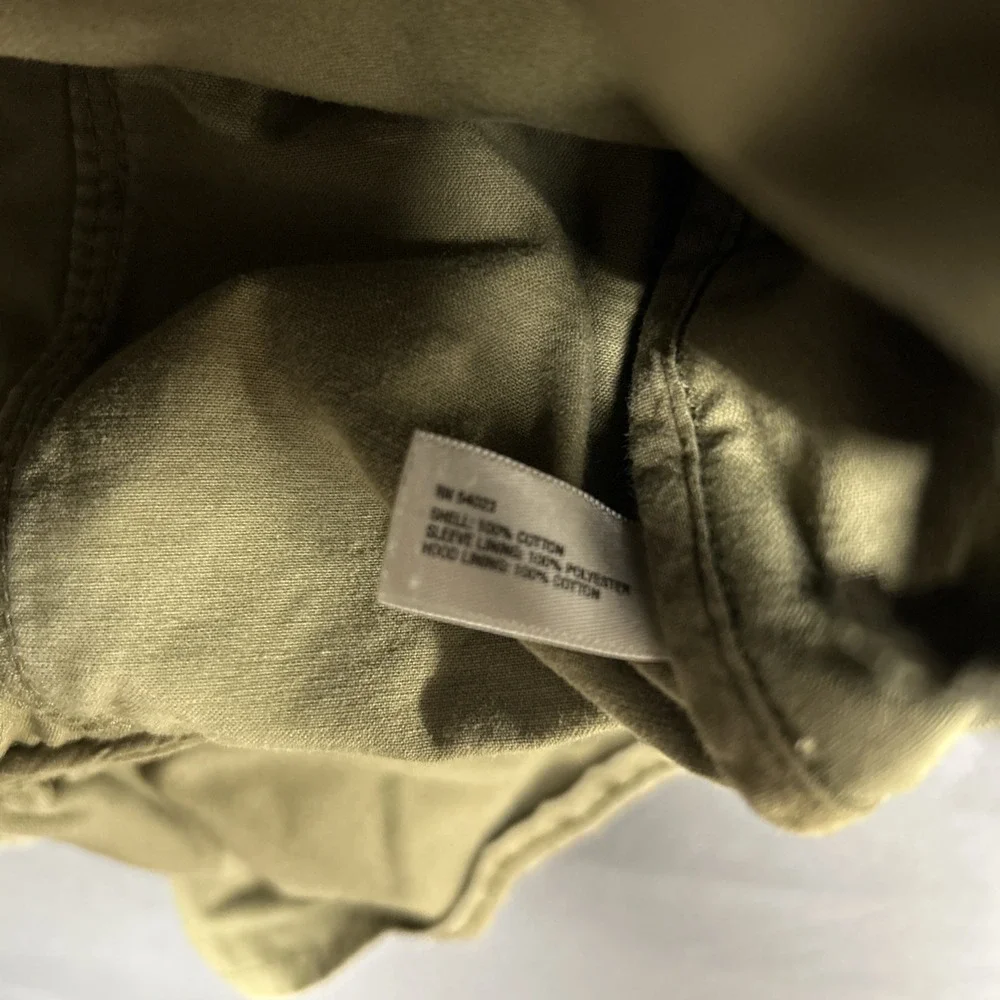 GAP Kids girls' olive green military-style jacket Size 8